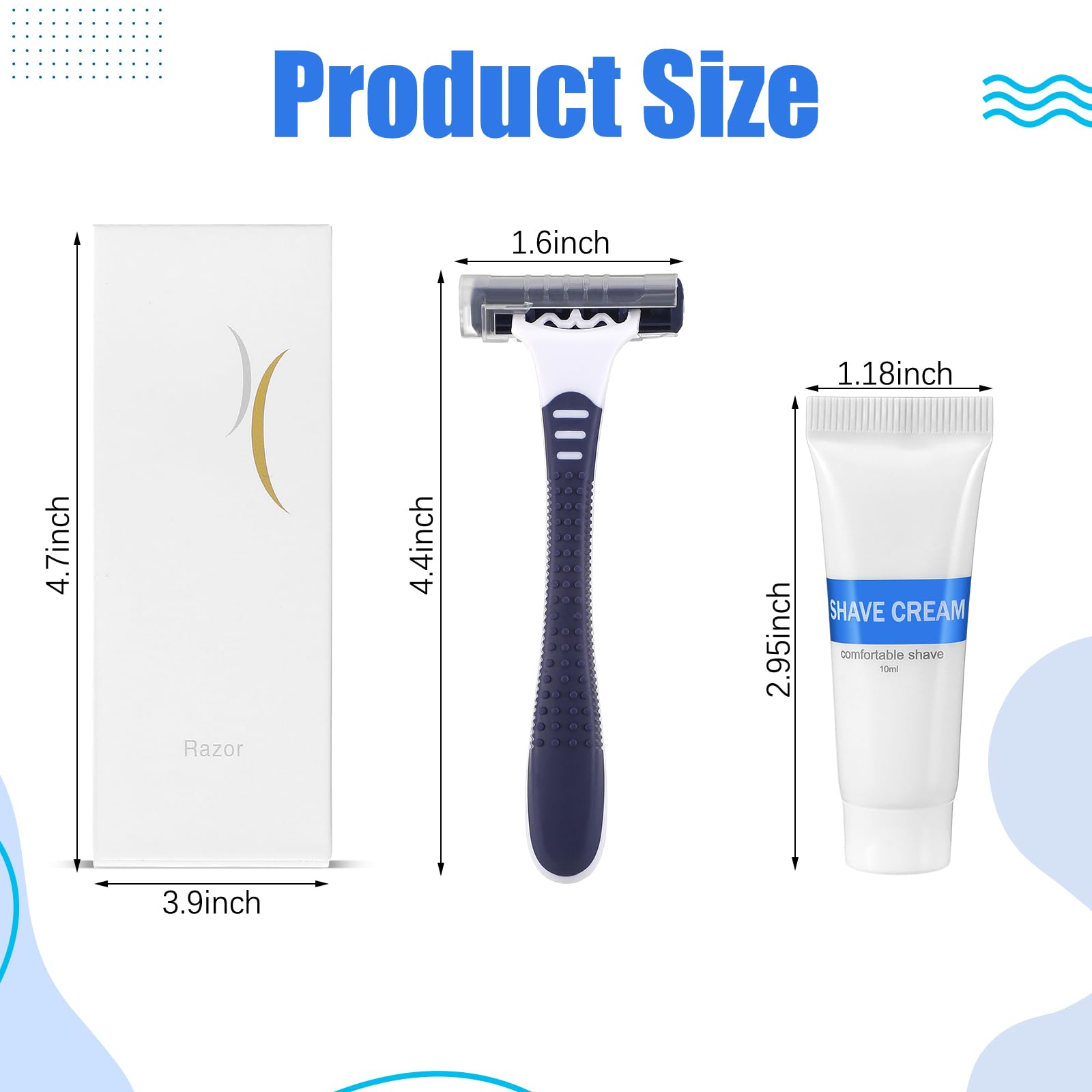 Zyntheray Shave Kit Bulk Travel Shaving Cream