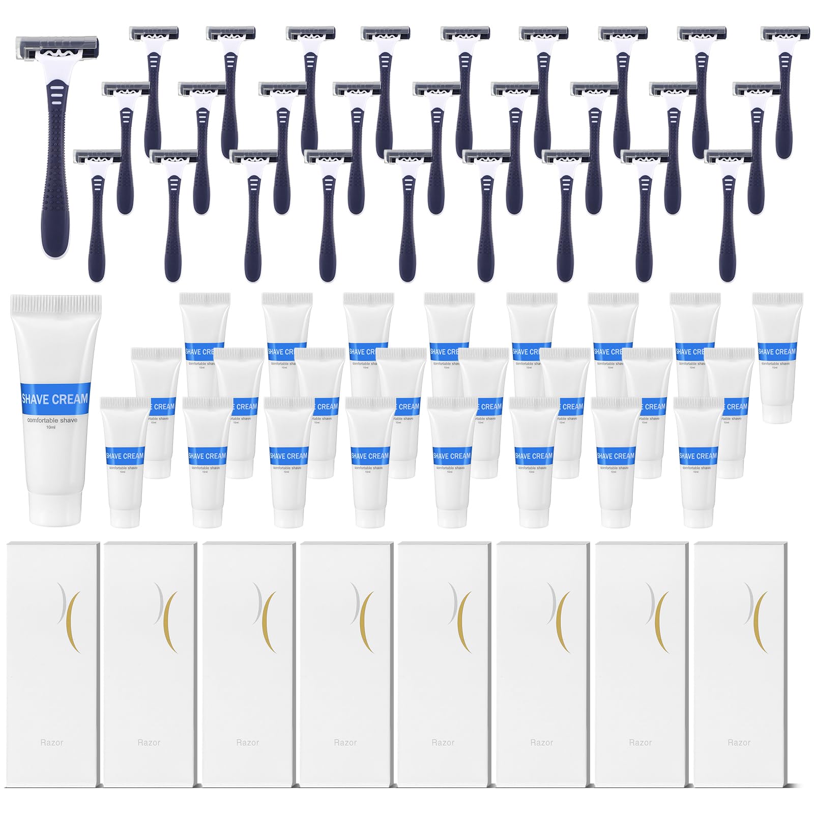 Zyntheray Shave Kit Bulk Travel Shaving Cream